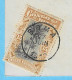 Timbre Type Mols-Congo-Belge-"Unilingue"-15c Ocre-N°52-Cachet "Boma-1910"-Cpa-Factorie Sur Le Fleuve Près De Matadi - Cartas & Documentos