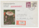 Registered Postal Stationery Germany 1980 Mushroom - Advice Center - Funghi