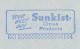 Meter Cover USA 1959 Citrus Products - Sunkist - Frutas