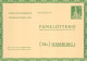 BERLIN 1957 - Entier / Ganzsache * - FP 5a Funklotterie - 10 (65 Pf) Bauten II. (Ruine Der Gedächtniskirche) Grün - Postkarten - Ungebraucht