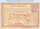 Entier FRANCE - Carte Précurseur (CPO) N° 24 Affrcht YT 66 - Obl. Louviers Vers Paris - Vorläufer