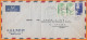 LIBAN  Lettre De BEIRUT Lebanon Pub  " A.& A. MATAR " 1955 Pour TROYES Aube Par Avion Affranchie Avec 3 Timbres - Libano