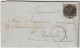 Belgique 1855 Lettre Datée De Ermeton Sur Biert . Affr. N°6 Distribution 28 Mettet Vers Charleroi - 1851-1857 Medallones (6/8)