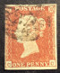 GB2 Victoria YT N°3 1p Rouge-brun Petite Couronne - Used Stamps