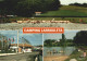 64 URRUGNE CAMPING LARROULETA VUE D'ENSEMBLE DU LAC L'ENTREE DU CAMPING LA BAIGNADE - Urrugne