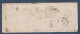 ETTLINGEN  Sur Enveloppe Pour La France   1865 - Brieven En Documenten