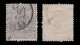 BELGIUM.1866-67.Coat Of Arms.YVERT 22-25.CANCEL. - 1866-1867 Kleine Leeuw