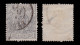 BELGIUM.1866-67.Coat Of Arms.YVERT 22-25.CANCEL. - 1866-1867 Petit Lion (Kleiner Löwe)
