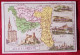 Alsace Lorraine  - Chromo Carte Géographique ( Strasbourg - Thionville - Sarrebourg - Metz) - Alsace