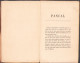 Pascal Par Emile Boutroux, 1924 C1705 - Livres Anciens