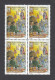 Andorra 2004 - Yvert: 591, 592, 593, 595, 596  - Bloques De 4 -  ** MNH - Unused Stamps