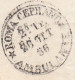 3006 - PONTIFICIO - Involucro Senza Testo Del 26 Ottobre 1866 Da Norma A Gavignano Tassato 4 Baj - Papal States