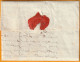 1822 - Marque Postale 1 - Dépt De L'AIN Sur Lettre En Français De 3 Pages Vers ROMA Rome, Italie - Taxe 28 - 1801-1848: Précurseurs XIX