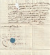 1822 - Marque Postale 1 - Dépt De L'AIN Sur Lettre En Français De 3 Pages Vers ROMA Rome, Italie - Taxe 28 - 1801-1848: Vorläufer XIX