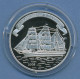 Cook-Inseln 2 Dollar 2008 Humboldt Segelschiff, Silber, PP In Kapsel (m4356) - Islas Cook