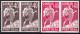 Portugal 1937 Sc 572-3 Mundifil 577-8 Imperf Proof Pair Set MNH** Creased - Ensayos & Reimpresiones