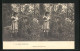 Stereo-AK La Lettre Mystérieuse, Junges Mädchen Mit Einem Brief Im Wald  - Cartoline Stereoscopiche