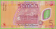 Voyo SAMOA 5 Tala ND/2023 P47 B123a AA000**** UNC Polymer - Samoa