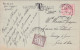 Carte D'egypte Pour La France Taxée,,,timbre Et Tampon T - 1859-1959 Covers & Documents