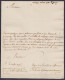 L. Datée 14 Février 1746 De MAESTRICHT Pour GAND - Marque En Creux "DE MASTRICHT" - Port "3" Barré & "6" - 1714-1794 (Pays-Bas Autrichiens)