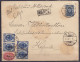 Finlande - EP Envel. 20p + 90p Càpt SALO /2-III.1909 Pour HELSINKI (lette Assurée) (au Dos: Càpt Arrivée HELSINGFORS-HEL - Cartas & Documentos