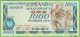 Voyo RWANDA 1000 Francs 1988 P21a B120a D UNC - Rwanda