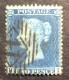 GB9 Victoria YT N°15 2p Bleu Dentelé 14 - Usados