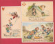 Scoutisme - 3 Cartes Humoristiques - 1946 ( Voir Verso ) - Scoutismo