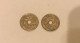 2 Pièces Belgique 25c 1929 Et 1908 - 25 Cents