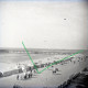 Zeedijk, Badkarren, Strand, Kust, Cote (13 X 6) Photo Plaque Verre, Glasplaten 1925-30. Blankenberge Of Oostende ! - Diapositivas De Vidrio
