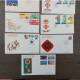 China 1982/90 Selection Of 9 FDC's Nice Used - Cartas & Documentos