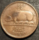 IRLANDE - EIRE - ½ - 1/2 PINGIN 1942 - KM 10 - PENNY - Cochon - Pig - IRELAND - Irlanda