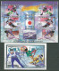 Central Africa 1998 Olympic Games Nagano 3 Sheetlets + S/s - Hiver 1998: Nagano