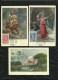 Algérie 3 Cartes Maximum FDC Premier Jour Alger Le 30/11/1957 N°346 à 348 Oeuvres Sociales De L'Armée B/ TB Soldé ! ! ! - FDC