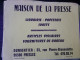 Buvard Maison De La Presse PRESLES 95 - Papierwaren