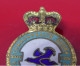 Small Enamel And Metal Pin Badge Royal Airforce RAF No 24 XXIV Commonwealth Squadron Queens Crown HW Miller Birmingham - Aerei