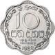 Sri Lanka, 10 Cents, 1988, Aluminium, SUP, KM:140a - Sri Lanka