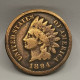 1 CENT INDIAN HEAD 1894 USA / TETE D'INDIEN - 1859-1909: Indian Head