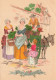 Barré Dayez N°1359 F * CPA Illustrateur E. NAUDY Naudy * Les Petits Métiers Au XVIIIème * La Marchande De Légumes - Naudy