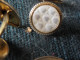 Vintage Boutons De Manchette Plaque Or/ Nacre - Cuff Links & Studs