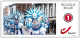 Delcampe - DUOSTAMP** / MYSTAMP** - La Belgique En Fête / Belgie Viert Feest - SPECIAL EDITION - Autocollant / Zelfklevend - Carnaval