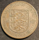 JERSEY - 1/12 SHILLING 1957 - Elizabeth II - 1ère Effigie - KM 21 - ONE·TWELFTH·OF·A·SHILLING - Jersey