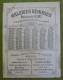 Chromo Galeries Rémoises - Jean-Baptiste LULLY Né à Florence (1633-1687) - Calendrier 1er Semestre 1888 - Other & Unclassified