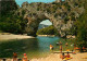 07 - Ardèche - Gorges De L'Ardèche - Le Pont D'Arc - Scènes De Plage - CPM - Voir Scans Recto-Verso - Vallon Pont D'Arc