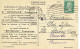 Tarifs Postaux Etranger Du 01-08-1926 (189) Pasteur N° 174 30 C. C. P.Assimilée Imprimés Pour La Roumanie RARE 11-07-192 - 1922-26 Pasteur
