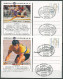 Germany 1995/1996 Olympic Games Winners 8 Commemorative Postcards No. 21-28 - Sonstige & Ohne Zuordnung