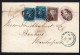 GREAT BRITAIN 1851 2D BLUE REGISTERED DERBY TO MACCLESFIELD - Storia Postale