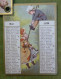 Petit Calendrier Pour 1887 Complet En 6 Feuilles Illustrées De Jolies Chromos - Sonstige & Ohne Zuordnung