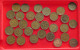 COLLECTION LOT GERMANY BRD 2 PFENNIG UP TO 1968 30PC 100G #xx40 1260 - Sammlungen