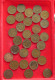 COLLECTION LOT GERMANY BRD 2 PFENNIG UP TO 1968 30PC 100G #xx40 1260 - Collezioni